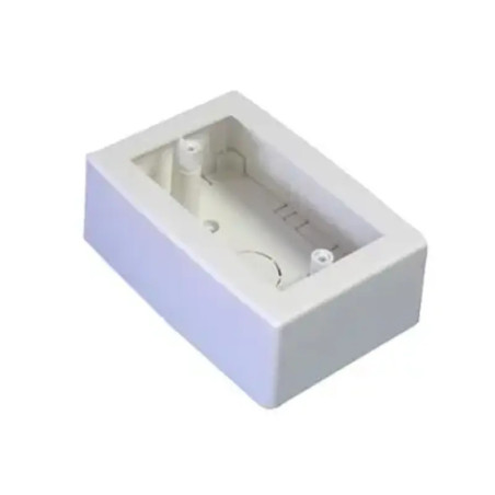 Caja de Registro Universal, color blanco de PVC au