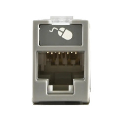 Jack UltraMAX Cat6, UTP, Montaje híbrido en Placa