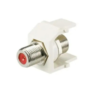Módulo Acoplador Coaxial Tipo F, Keystone, de