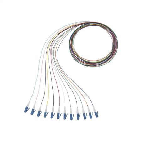 Kit de 12 Pigtails con Conector LC, Monomodo