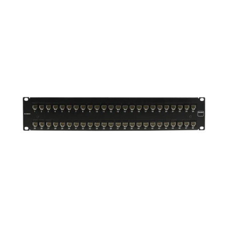 Patch Panel UltraMAX. UTP, Precargado con Jacks Ca