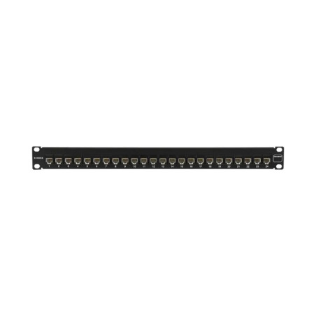 Patch Panel UltraMAX. UTP, Precargado con Jacks Ca