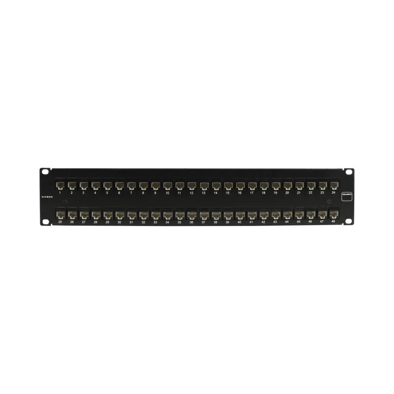 Patch Panel UltraMAX. UTP, Precargado con Jacks Ca Patch Panel UltraMAX. UTP, Precargado con Jacks Ca