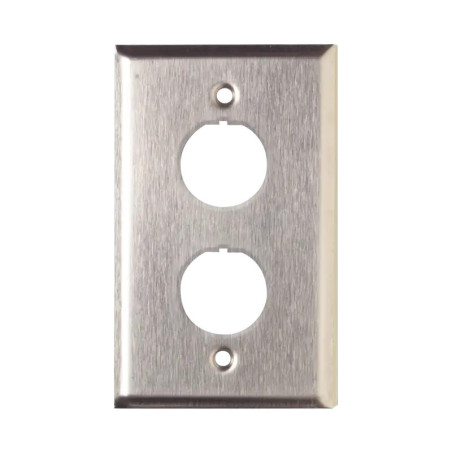 Placa de Pared Reforzada, de Acero Inoxidable, Par