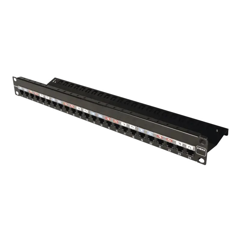 Patch Panel Z-MAX, de 24 puertos, Modular vacío, P Patch Panel Z-MAX, de 24 puertos, Modular vacío, P