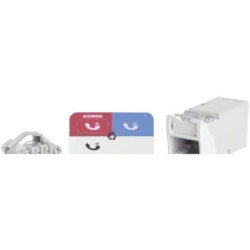 Jack Z-MAX Cat6A, UTP, Montaje híbrido en Placa de