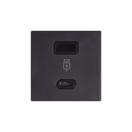 K126F-14 2x USB TIPO A+C 5VCD 4,2A Color Graf