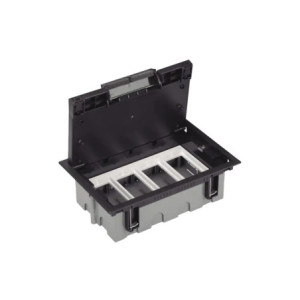 Caja Para Instalación en Piso Falso para Voz,
