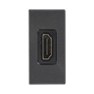 Módulo HDMI Hembra - Hembra Color Grafito - K