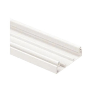 Base para canaleta T-70, de PVC rígido, con o