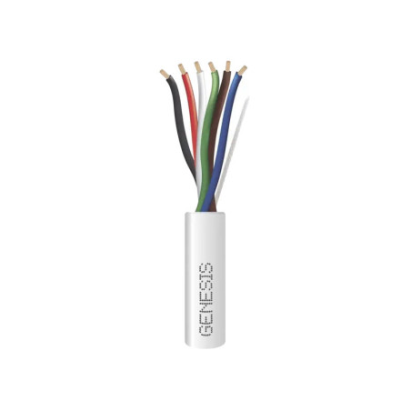 Carrete de 305 MetrosCable de Cobre6 x 18 AWG Plen