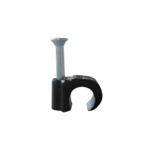 Grapa reforzada para cable redondo de 7mm col