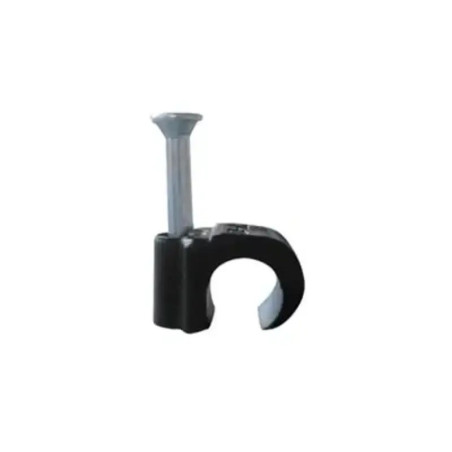 Grapa reforzada para cable redondo de 7mm col