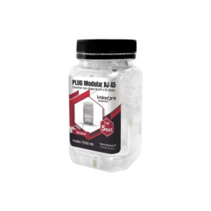 Bote con 100 Piezas de Plug Modular RJ45 Cat5