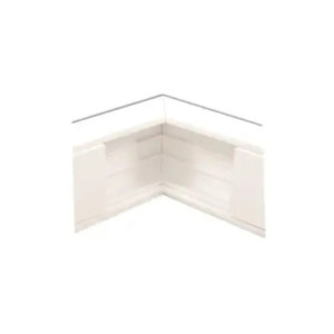 Esquinero interior en color blanco de PVC aut