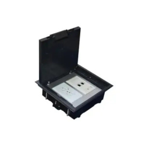 Caja de piso para dos módulos universales Soc