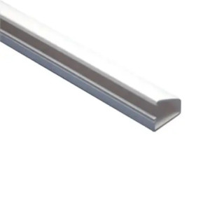 Canaleta blanca tipo bisagra de PVC auto exti