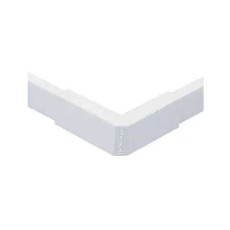 Esquinero exterior blanco de PVC auto extingu