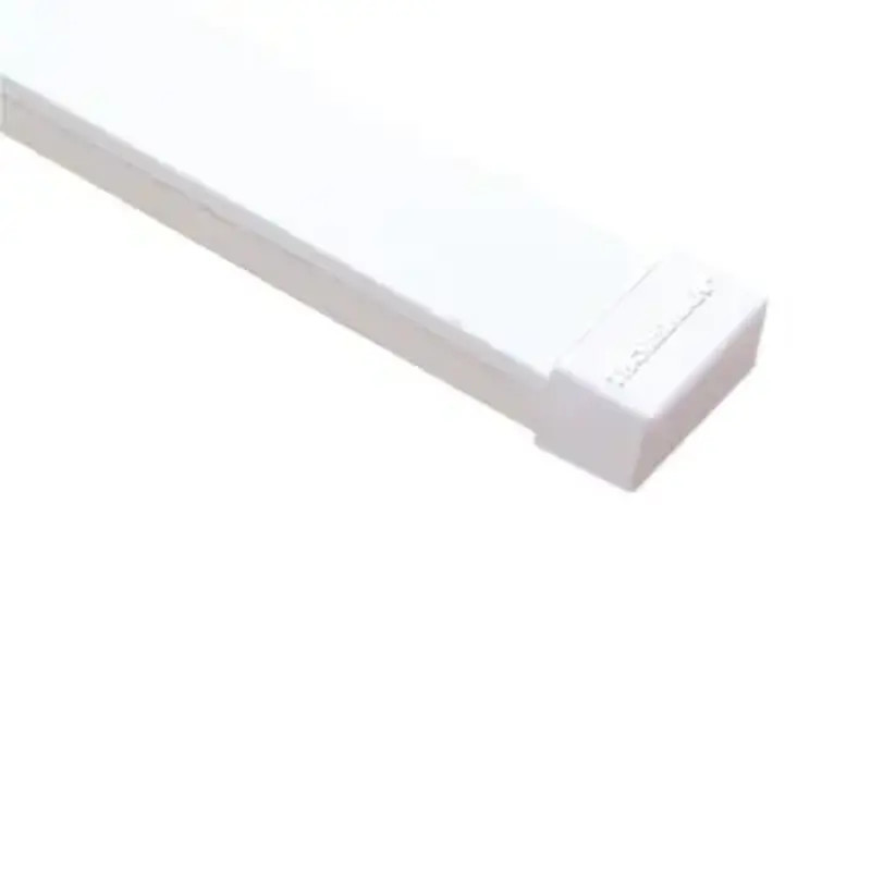 Tapa final color blanco de PVC auto extinguib Tapa final color blanco de PVC auto extinguib