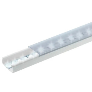 Difusor para tira LED con tapa transparente d