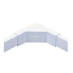 Esquinero interior color blanco de PVC auto e
