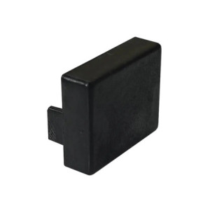 Tapa Final en Color Negro de PVC Auto Extingu