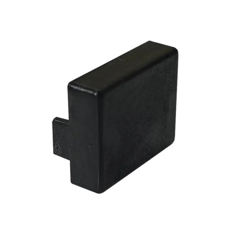 Tapa Final en Color Negro de PVC Auto Extingu