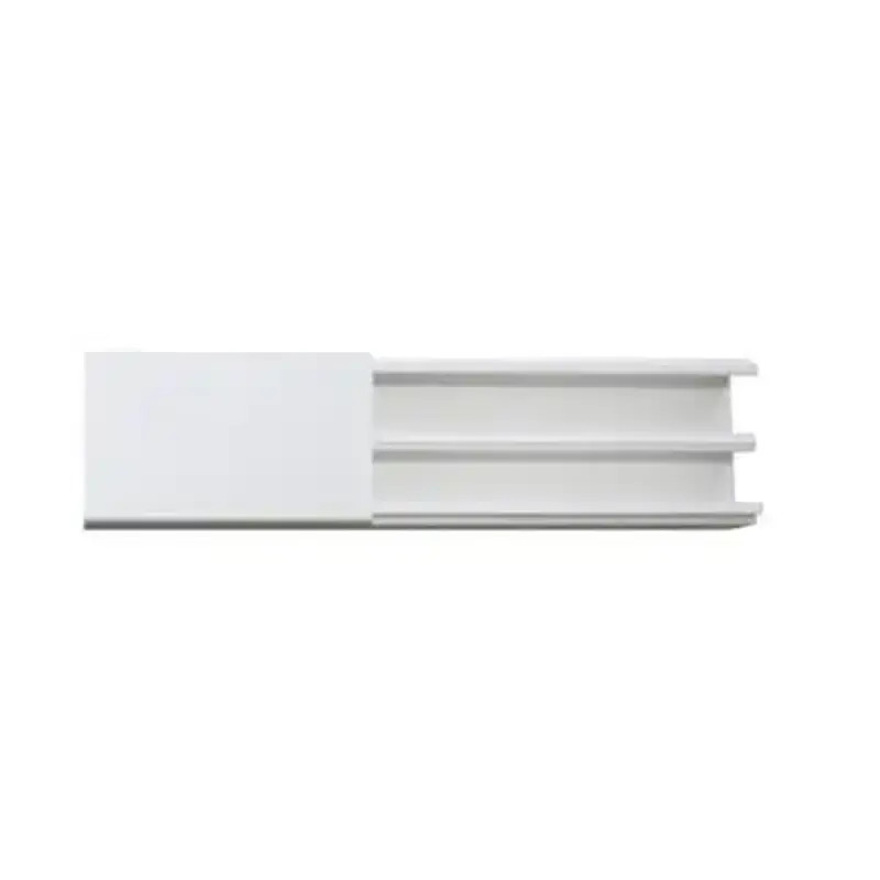 Canaleta en color blanco de PVC auto extingui Canaleta en color blanco de PVC auto extingui