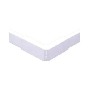 Esquinero exterior color blanco de PVC auto e