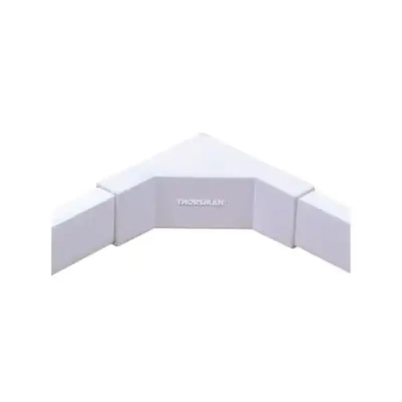 Esquinero interior color blanco de PVC auto e Esquinero interior color blanco de PVC auto e