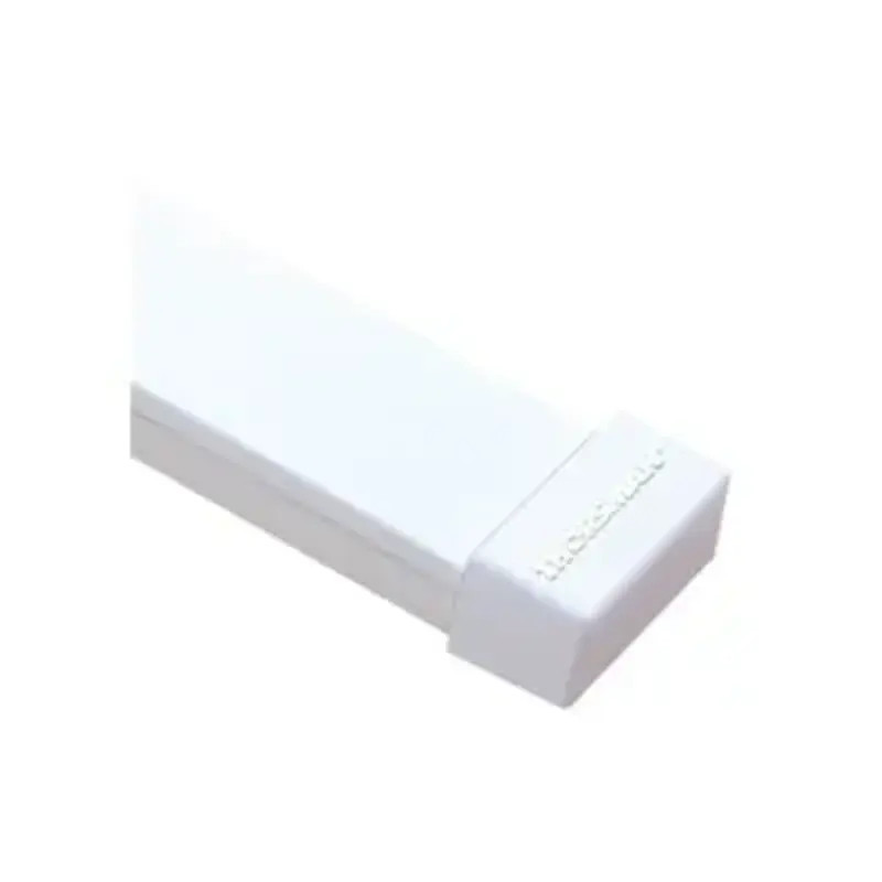 Tapa final color blanco de PVC auto extinguib Tapa final color blanco de PVC auto extinguib