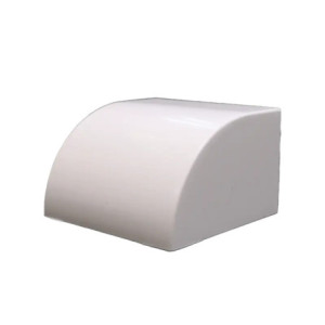 Tapa Final en Color Blanco de PVC Auto Exting