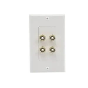 Placa de Pared  Postes de Unión Tipo Banana  Conex Placa de Pared  Postes de Unión Tipo Banana  Conex