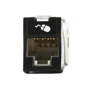Jack UltraMAX Cat6, UTP, Montaje híbrido en P