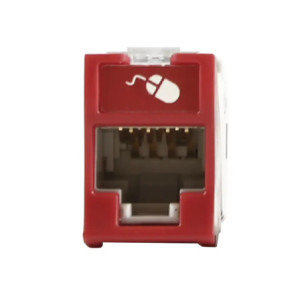 Jack UltraMAX Cat6, UTP, Montaje híbrido en P