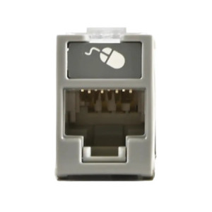 Jack UltraMAX Cat6, UTP, Montaje híbrido en P