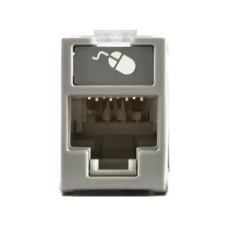 Jack UltraMAX Cat6, UTP, Montaje híbrido en P