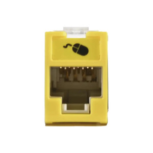 Jack UltraMAX Cat6, UTP, Montaje híbrido en P