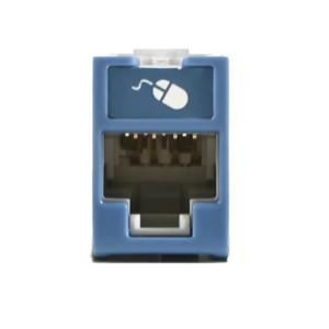 Jack UltraMAX Cat6, UTP, Montaje híbrido en P