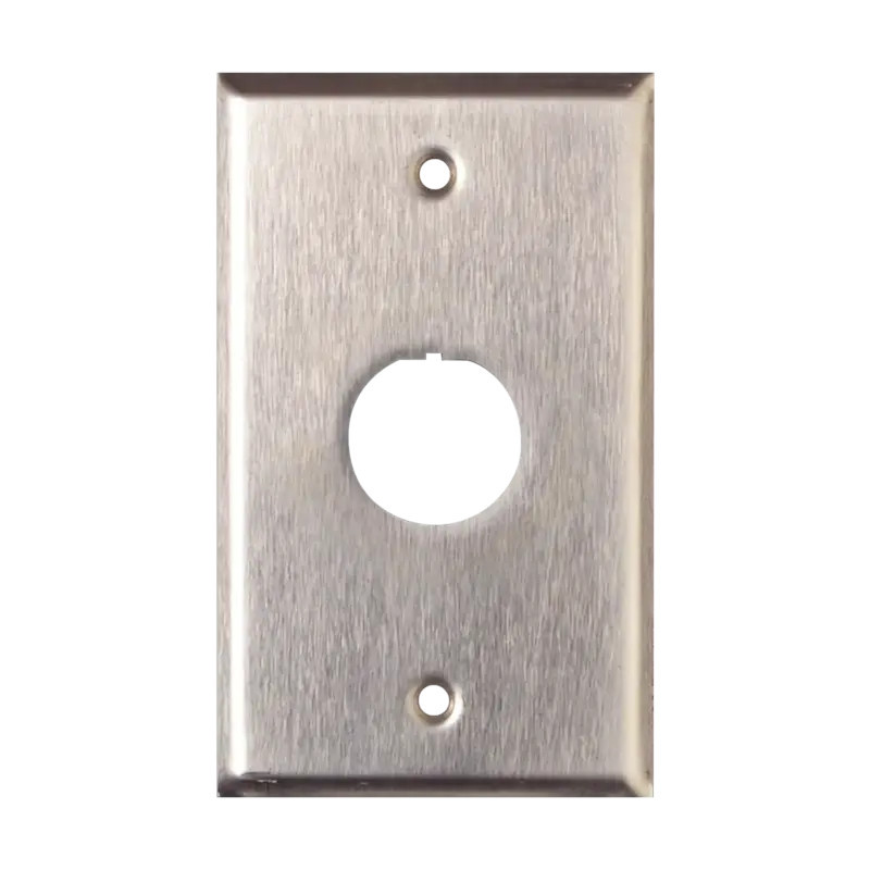 Placa de Pared Reforzada, de Acero Inoxidable