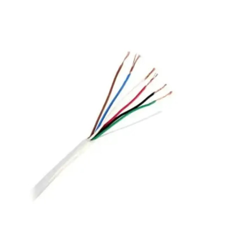 Bobina de 305 Metros6 x 22 AWG Cable de CobreTipo