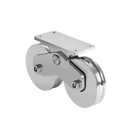 Rueda Doble de 16 cmCapacidad Para Puertas de hast