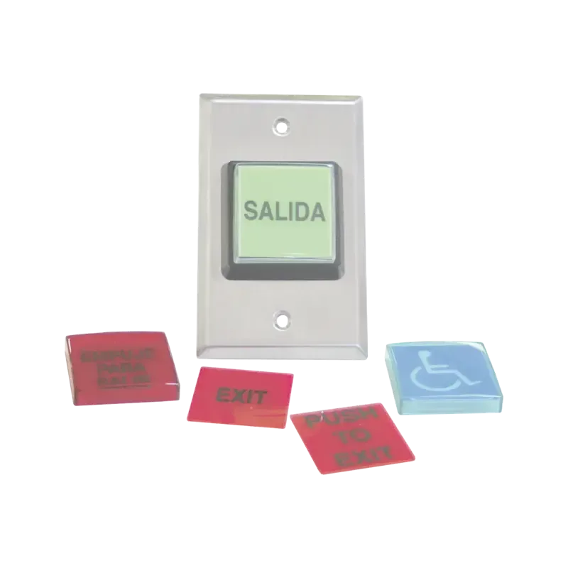 Botón de SalidaMÚLTIPLES Placas/ Luz LED /2 Años G Botón de SalidaMÚLTIPLES Placas/ Luz LED /2 Años G