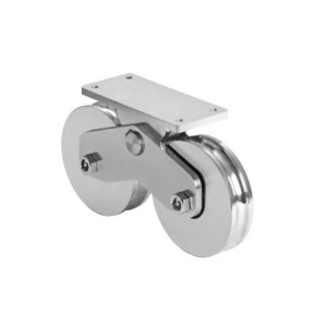 Rueda Doble de 16 cm - Capacidad Para Puertas