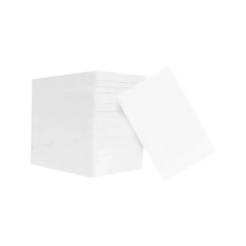 Paquete de 100 tarjetas PVC