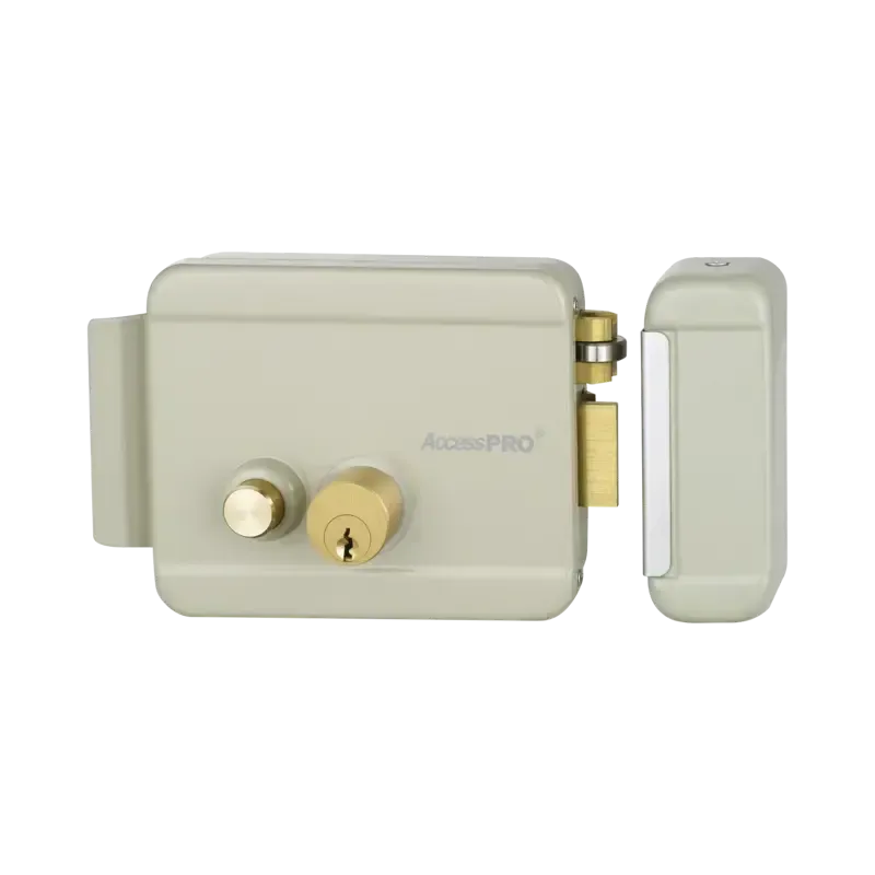 Cerradura Eléctrica con Botón de Salida/ Incluye L