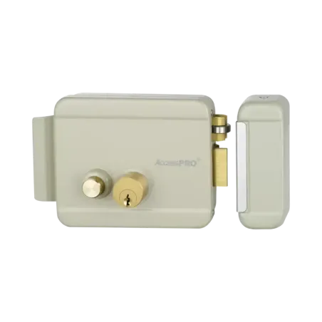 Cerradura Eléctrica con Botón de Salida/ Incluye L