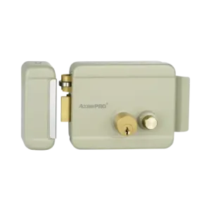 Cerradura Eléctrica con Botón de SalidaIncluye Lla