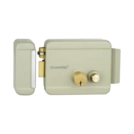 Cerradura Eléctrica con Botón de SalidaIncluye Lla