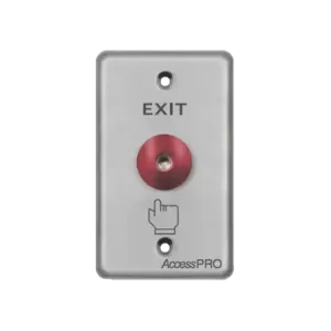 Botón tipo HongoRedondo Color Rojo con LEDEstético